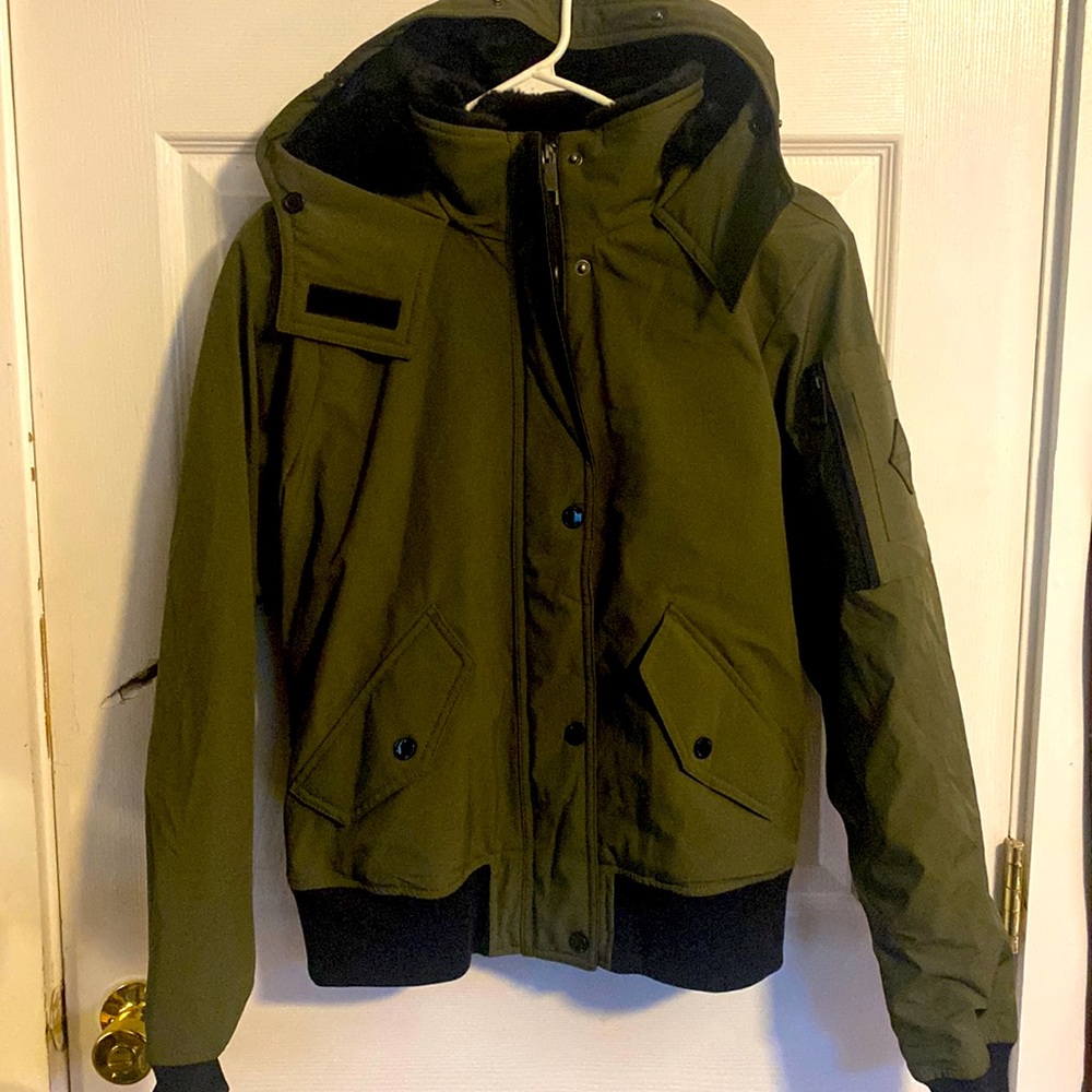 Brand new hooded Hollister jacket never worn